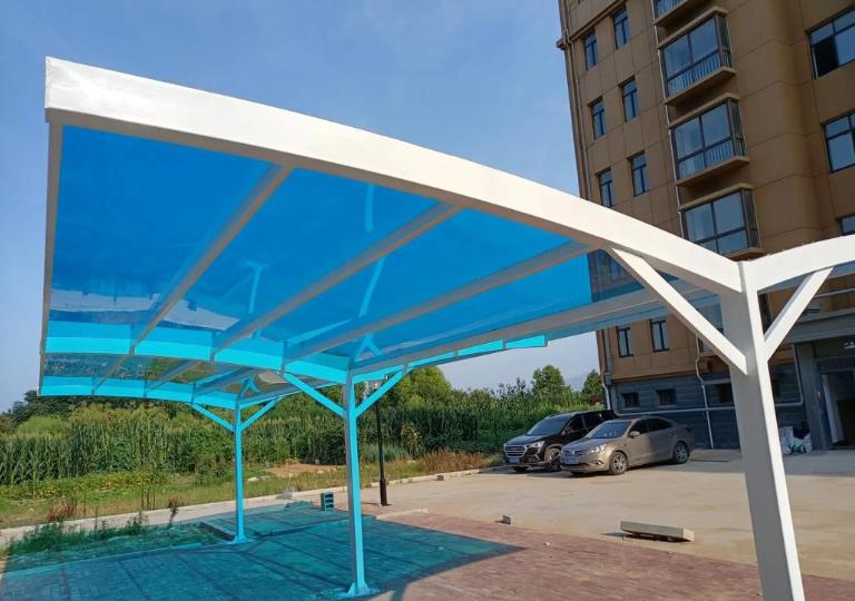 上海车棚雨棚的安装案例？